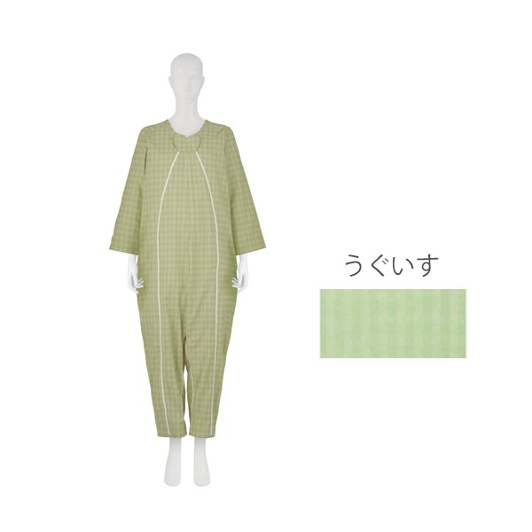フドーねまきA(スリーシーズン)Lサイズ/うぐいす(竹虎)107074 つなぎねまき
