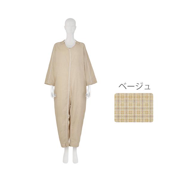 フドーねまきC（スリーシーズン）LLサイズ／ベージュ（竹虎）107125 つなぎねまき