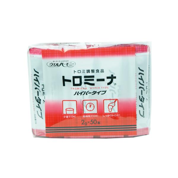 (ケース販売)トロミーナ ハイパータイプ/スティック(2g×50本)×10箱(ウェルハーモニー)|えがおコレクション