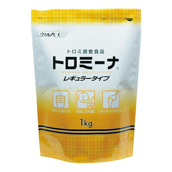 （ケース販売）トロミーナ レギュラータイプ／1kg&times;10袋（ウェルハーモニー）｜えがおコレクション