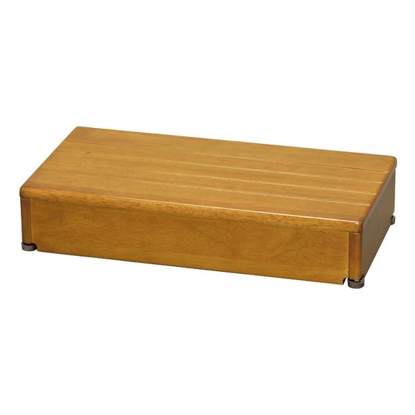 安寿 木製部屋の入り口台 60W-30-1段／点火装置赤銅色（アロン化成）535-566 幅60×奥ふかさ30×高さ12珊