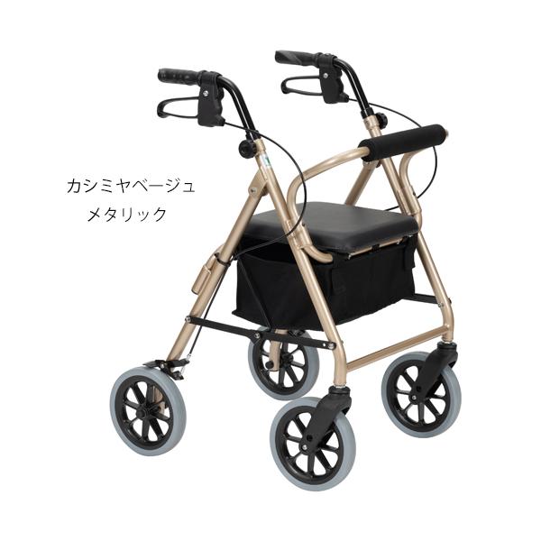 ハッピーIII ／カシミヤベージュメタリック 歩行車 （竹虎）117091