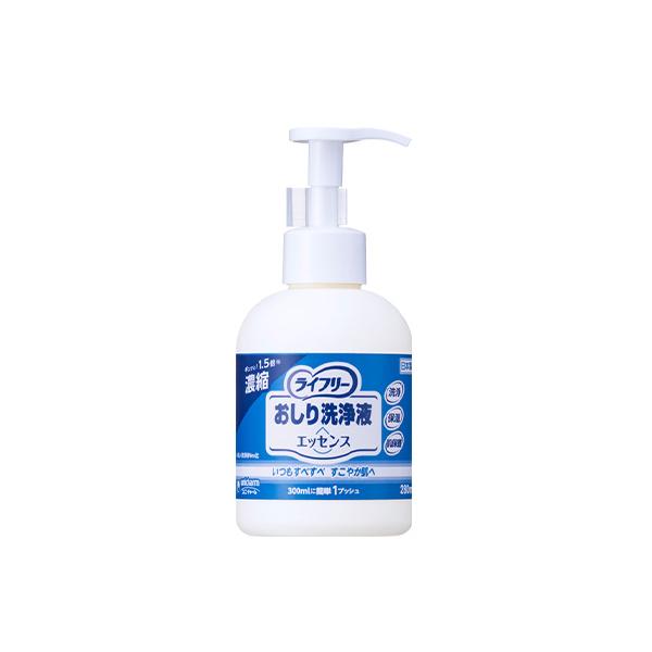 （ケース販売）ライフリー おしり洗浄液エッセンス／280ml&times;6本 1.5倍濃縮タイプ（ユニ・チャーム）56872｜えがおコレクション