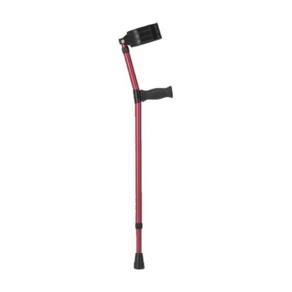 ロフストランドクラッチ（Bアームカフタイプ）Mサイズ／レッド（クリスタル産業）KR-107B