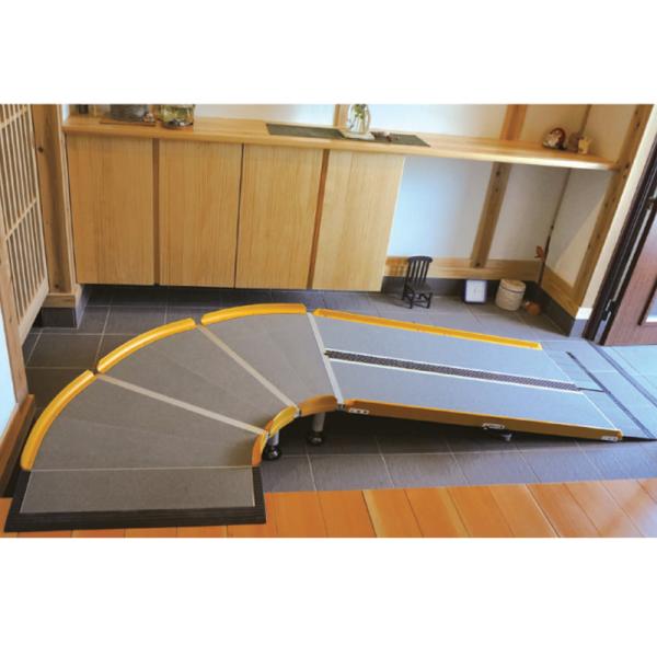 Lスロープ FK2000／200cm 微笑の杜若（シコク）屋外用段差解消スロープ 103,750円