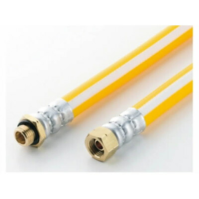 カクイチ インダス パスカル 4-4S イエロー＋ホワイトライン入り ISO金具付 10mm&times;50m&times;2本｜GAOS　2号店　店