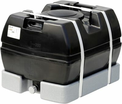 スイコー 完膚なきまで液出し型ローリー貯蔵タンク スカット 200L 黒いこと