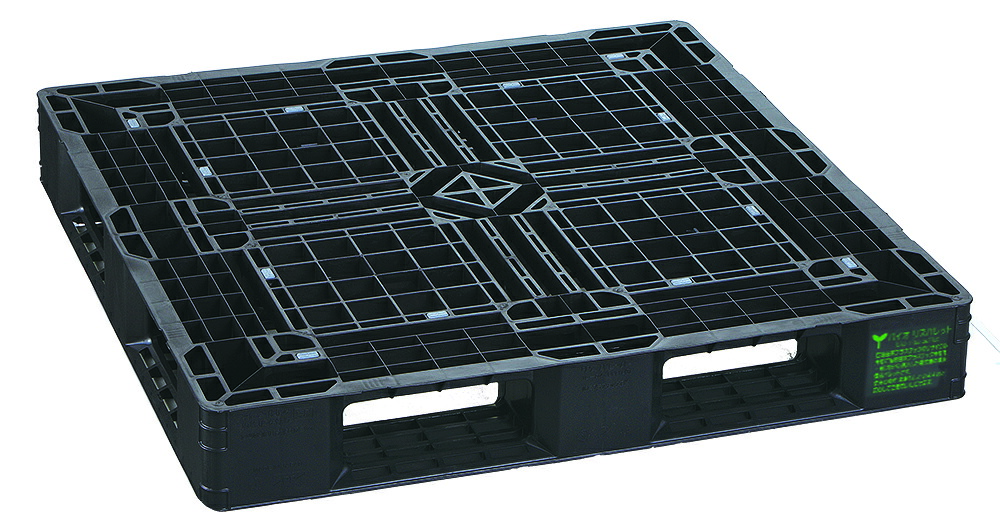 岐阜プラスチック工業　バイオリスパレット　JL-D4・1111L3　BIO　ブラック