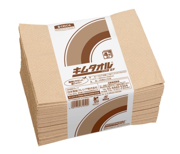 クレシア キムタオル EF 4つ折リ 4プライ 61050(50枚×24束)