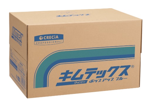 クレシア キムテックス ポップアップ ブルー 60740(150枚×4BOX)