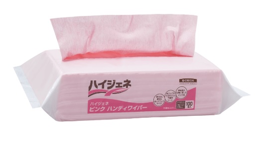 クレシア ハイジェネ ピンクハンディワイパー 62101(100枚×16パック)