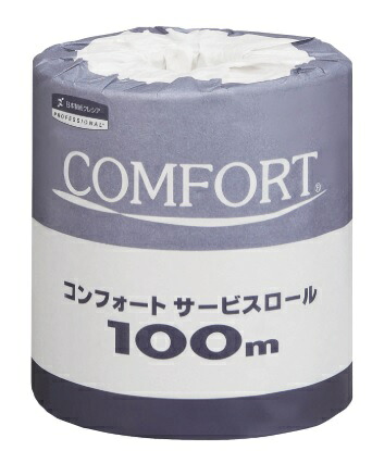 クレシア コンフォートサービスロール 100m シングル(80個) 11200｜GAOS　2号店　店
