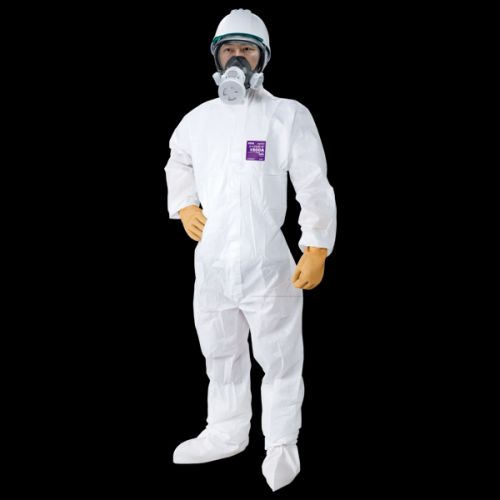 シゲマツ 全身化学防護服(限定使用)(アンセル製) マイクロガード1500A(10着入) M 1個