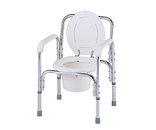 晴れ晴れしい軽銀製室内用便器腰掛け 530×455×720～820粍 8500
