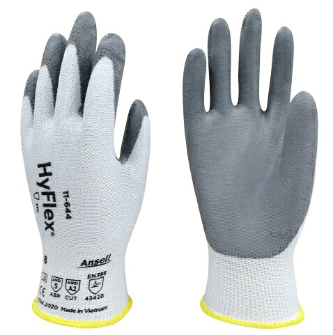 シゲマツ 化学防護手袋(アンセル製) 耐切創手袋 ハイフレックス 11－644(12双入り) M 12個