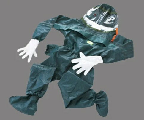 シゲマツ 全身化学防護服(限定使用)(アンセル製) マイクロケム4000-AL XL 1個