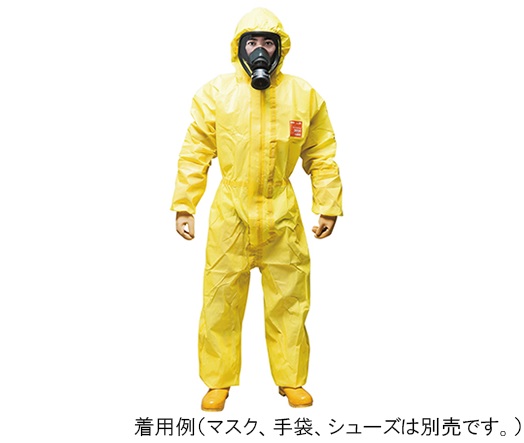 シゲマツ 全身化学防護服(限定使用)(アンセル製) マイクロケム3000 2XL 5個