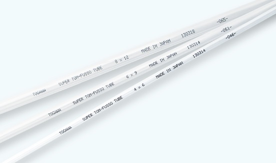 十川実業 スーパートムフッソチューブ 定尺品 口径6mm×外径9mm×長さ20m 5本入