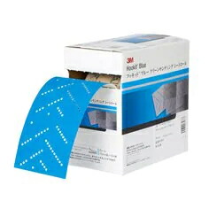 3M フッキット ブルー クリーンサンディング シートロール 321U, 粒度180, 75 mm x 10 m, 1 ロール 中箱, 2中箱 箱 H CSRL 180 75 BLU