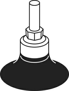 3M ロロック ディスクパッド TR 45095, ミディアム, 6mmシャフト付, 50 mm, 1 個 箱 RP M 2IN
