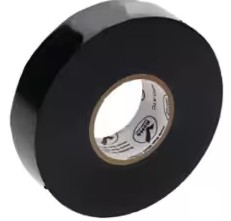 3M Temflex ビニール磁気テープ 180, 黒いこと, 19 粍 x 10 m, 200 巻/箱