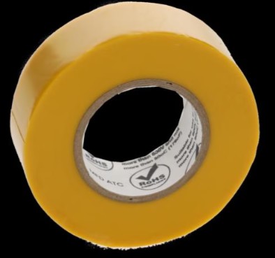 3M Temflex ビニール磁気テープ 180, 黄色, 19 粍 x 10 m, 200 巻/箱