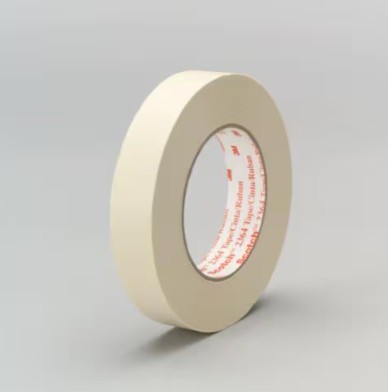3M クレープマスキングテープ 2364, タン, 36 粍 x 55 m, 24 巻/箱