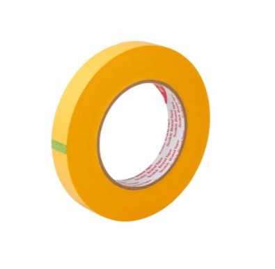 3M スコッチウイスキー 水準紙マスキング磁気テープ 244, 黄色, 19 粍 x 100 m, 0.08 粍, 60 巻/箱