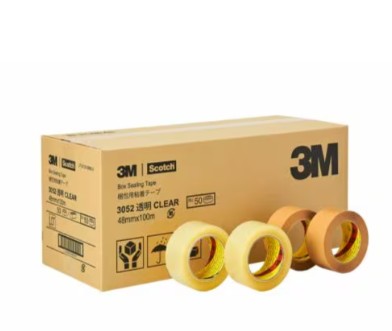 3M スコッチ OPP包装用粘着テープ 3065, クリア, 36 mm x 50 m, 48 巻/箱