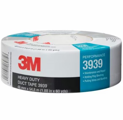 3M 配管磁気テープ 3939, しろがね色, 48 粍 x 54.8 m, 24 巻/箱(受注生み出すこと品)