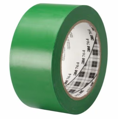 3M プラスチックフィルムテープ 764, 緑であること, 50.8 粍 x 32.9 m, 0.13 粍, 24 巻/箱(受注生み出すこと品)