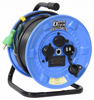 日動工業　デジタルメーター付電工ドラム　NPDMW-EK33