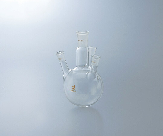 1-4362-01 共通摺合四つ口フラスコ 0082-07-10 500mL|GAOS 店