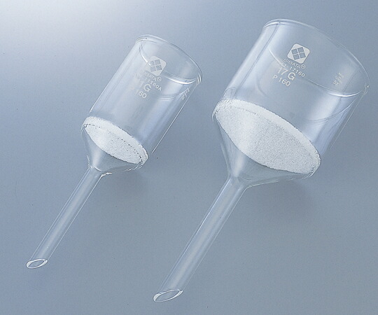 1-4384-08 ガラスろ過器(円筒ロート形)140mL 160～250μm