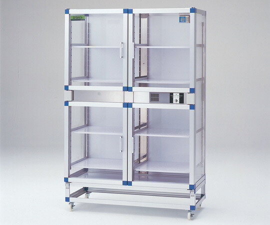 1-5503-43 オートドライデシケーターFN 1152×524×1770mm 強化プラスチック棚板