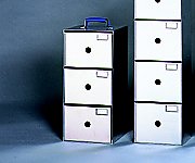 1-5714-11 専用軽銀お盆 お盆段数3段式