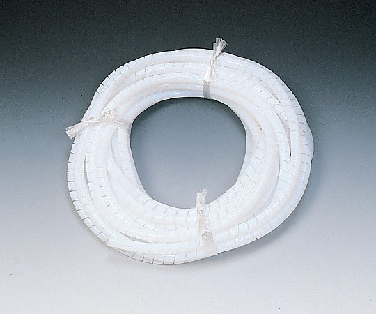 1-6435-02 フッ素樹脂(PTFE)スパイラルホース PTFE-8用 6×8 1巻(10m)