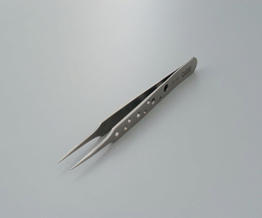 1-6996-01 MEISTERピンセット 2G-SA 極細 耐酸鋼