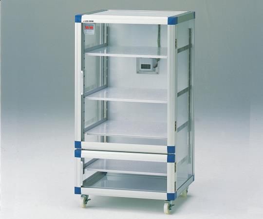 1-7523-52 フロストドライデシケーター 574×611×1085mm 強化プラスチック棚