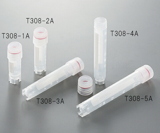 2-3881-22 クライオバイアル T308-2 Oリングシールタイプ 2ml 外ネジ・丸底|GAOS 店