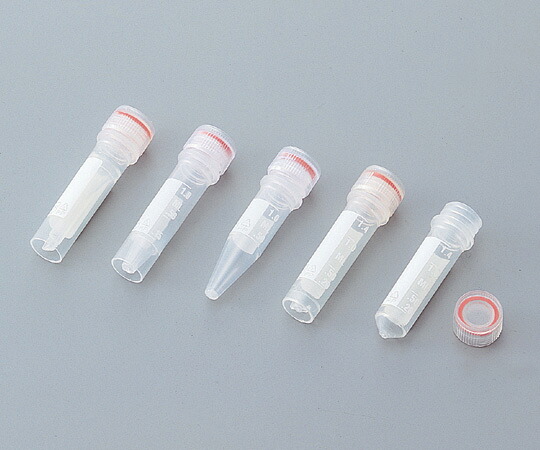 2-5360-02 スクリューキャップ付遠沈管 スカート 目盛付き 1.5mL｜GAOS　店