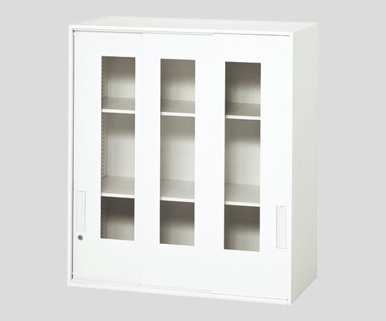 2-7964-14 耐薬引違保管庫 三枚アクリル窓扉｜GAOS　店