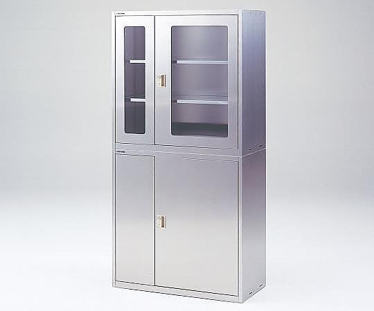 2-7990-02 耐震薬品庫(薄型)W900G ガラス窓付｜GAOS　店