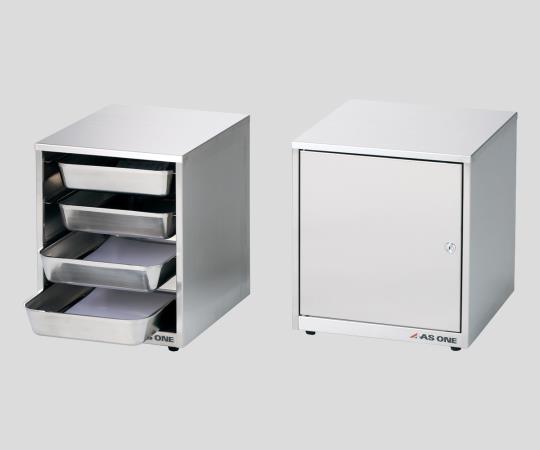2-821-02 ステンレストレーラック 鍵付扉タイプ|GAOS 店
