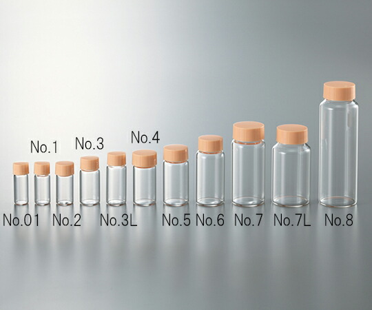 3-4943-05 CCスクリュー管 透明 ブルーキャップ 10mL