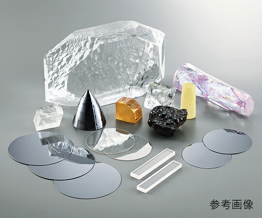 3-4958-52 単結晶基板 CaF2基板 片面鏡面 方位(111) 10×10×0.5mm 10枚入