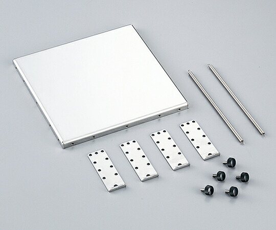 3-6766-03 ラボジャッキ用ホルダー 220×220×61mm 1式(本体+固定具)
