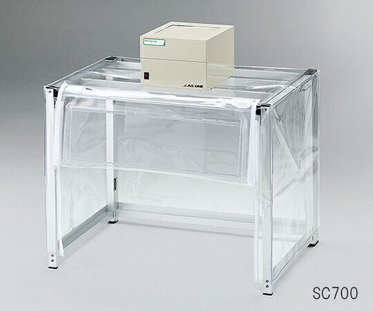 3-6786-02 折りたたみ簡易ドラフト ファンユニット2台付き 1000&times;500&times;550(700)｜GAOS　店