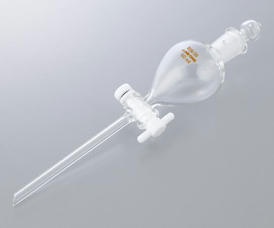 7-188-08 丸型分液ロート テフロン(R)プラグ付 2000mL|GAOS 店