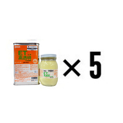 デブコンET 高透明 1.2kg&times;5個セット 920018 (在庫品)｜GAOS　店